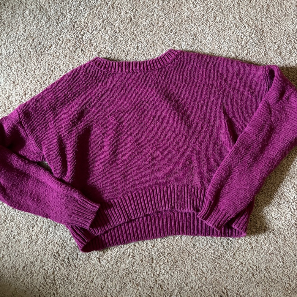 Pacsun LA Hearts Purple Sweater